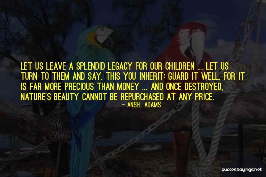 Let Them Leave Quotes By Ansel Adams