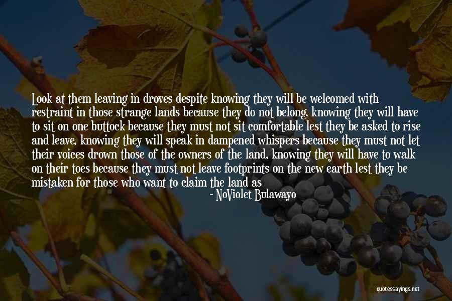 Let Them Walk Quotes By NoViolet Bulawayo Let Them Walk Quotes By NoViolet Bulawayo