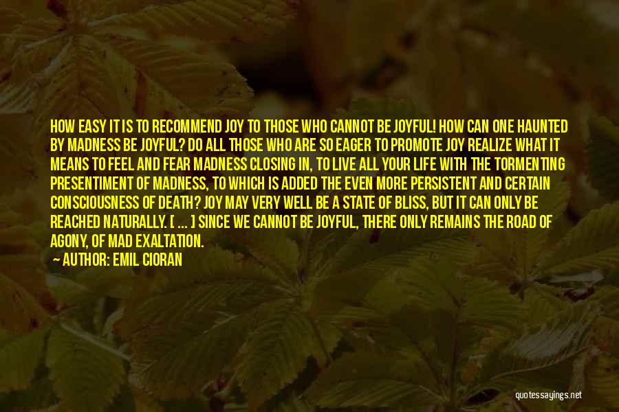 Let Us Live Our Life Quotes By Emil Cioran