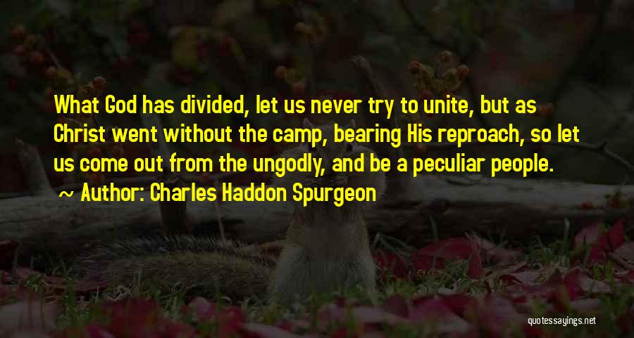 Let Us Unite Quotes By Charles Haddon Spurgeon