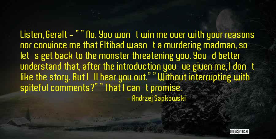 Let You Win Quotes By Andrzej Sapkowski Let You Win Quotes By Andrzej Sapkowski