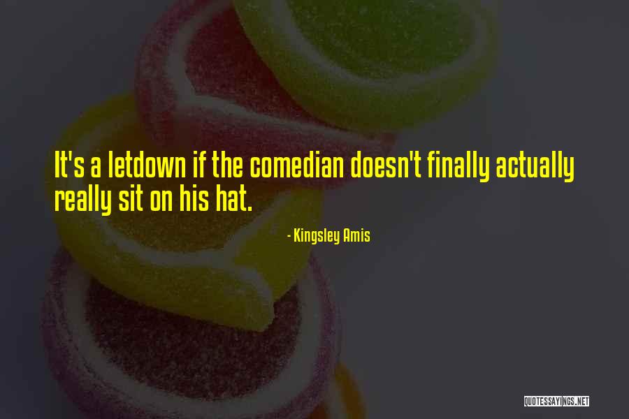 Letdowns Quotes By Kingsley Amis Letdowns Quotes By Kingsley Amis