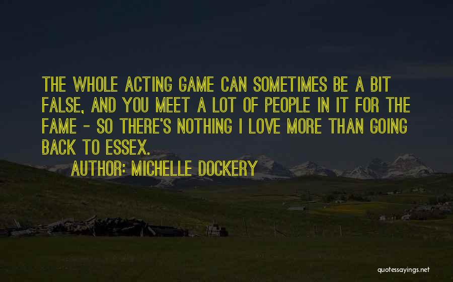 Lethargie Betekenis Quotes By Michelle Dockery