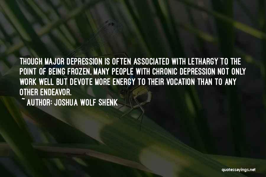 Lethargy Quotes By Joshua Wolf Shenk