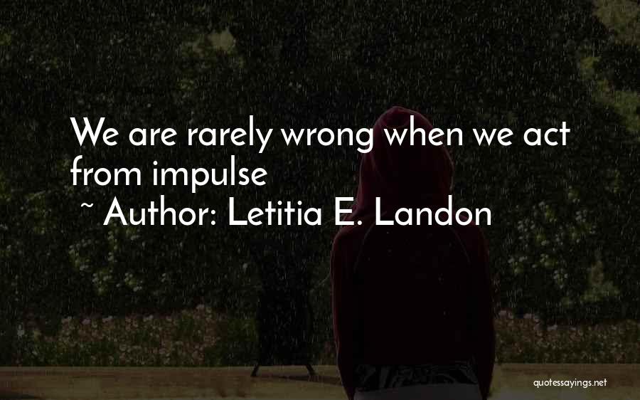 Letitia E. Landon Quotes 1460561