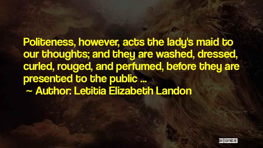 Letitia Elizabeth Landon Quotes 1051273