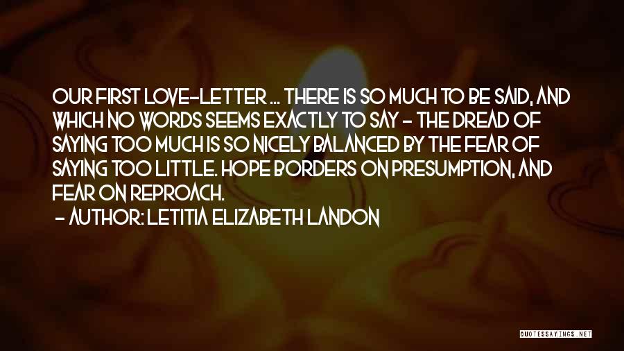 Letitia Elizabeth Landon Quotes 1251692