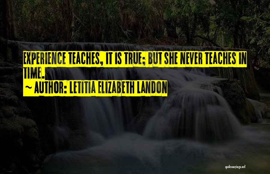 Letitia Elizabeth Landon Quotes 1714795
