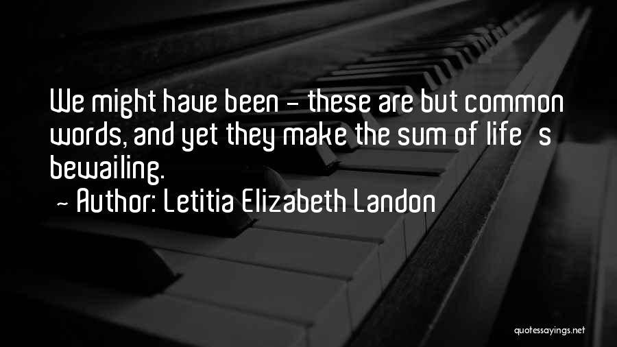 Letitia Elizabeth Landon Quotes 1995872