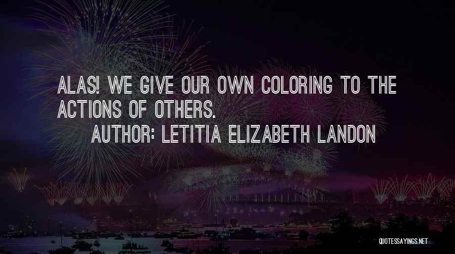 Letitia Elizabeth Landon Quotes 991120