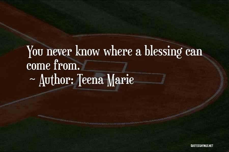 L'etranger Marie Quotes By Teena Marie
