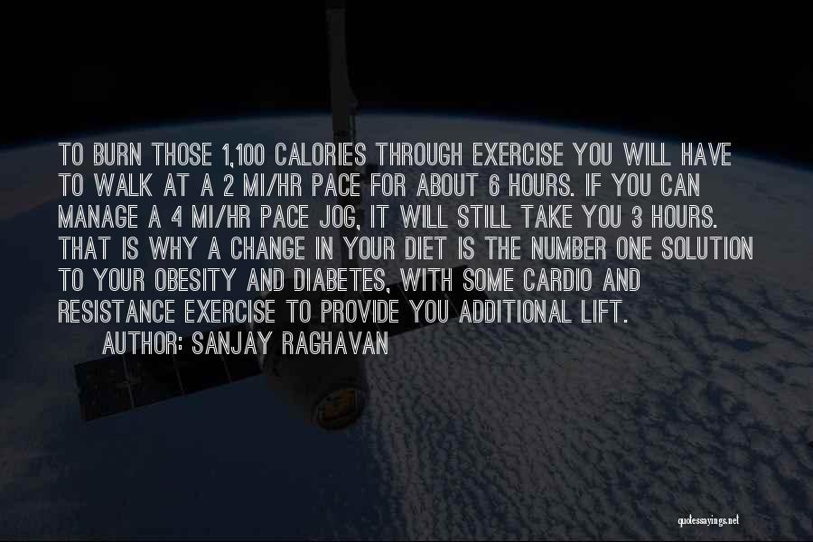Let's Burn Calories Quotes By Sanjay Raghavan