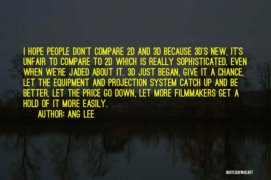 Let's Catch Up Quotes By Ang Lee