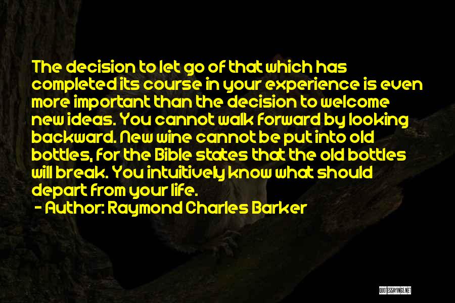 Let's Depart Quotes By Raymond Charles Barker