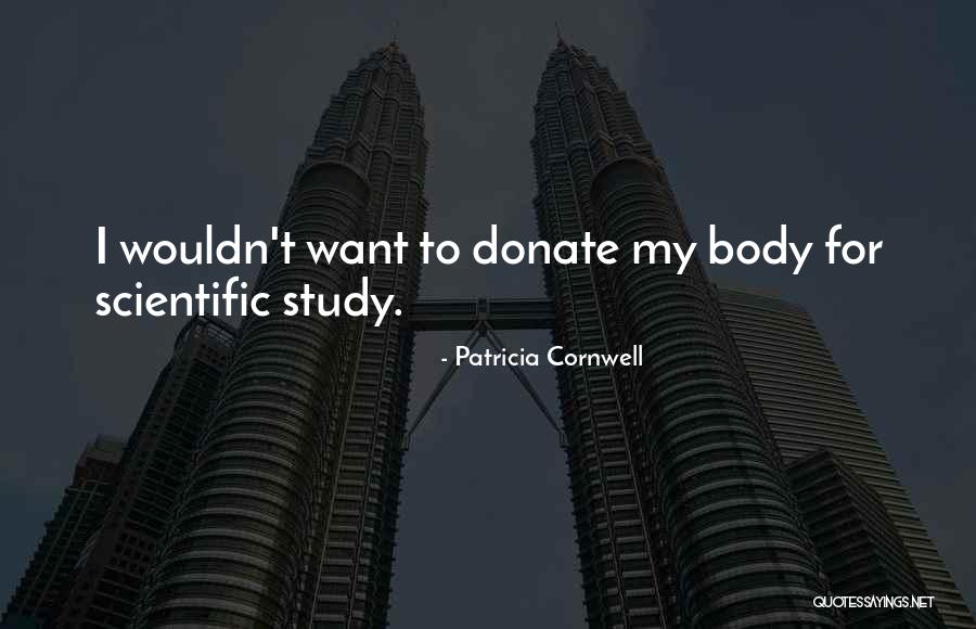 Let's Donate Quotes By Patricia Cornwell