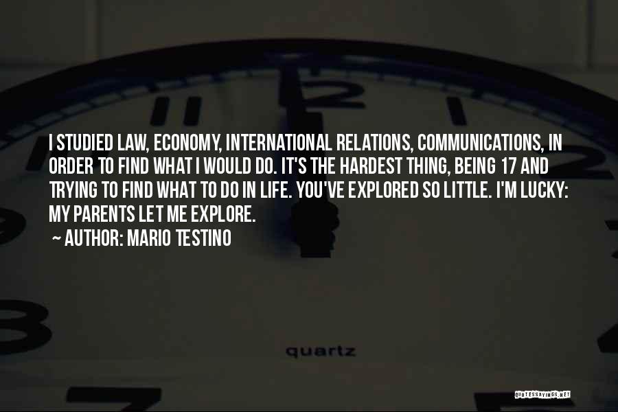 Let's Explore Quotes By Mario Testino