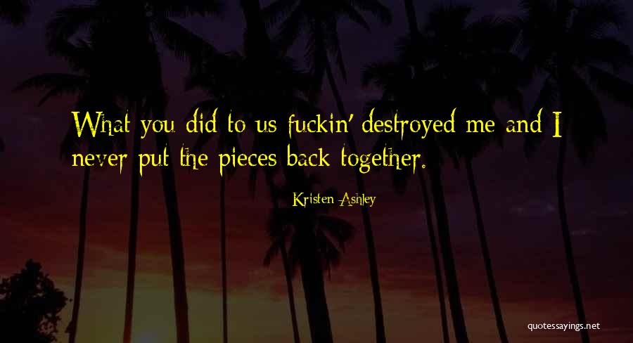 Let's Get Back Together Quotes By Kristen Ashley