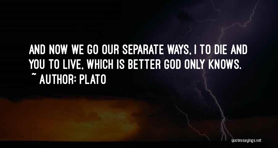 Let's Go Our Separate Ways Quotes By Plato