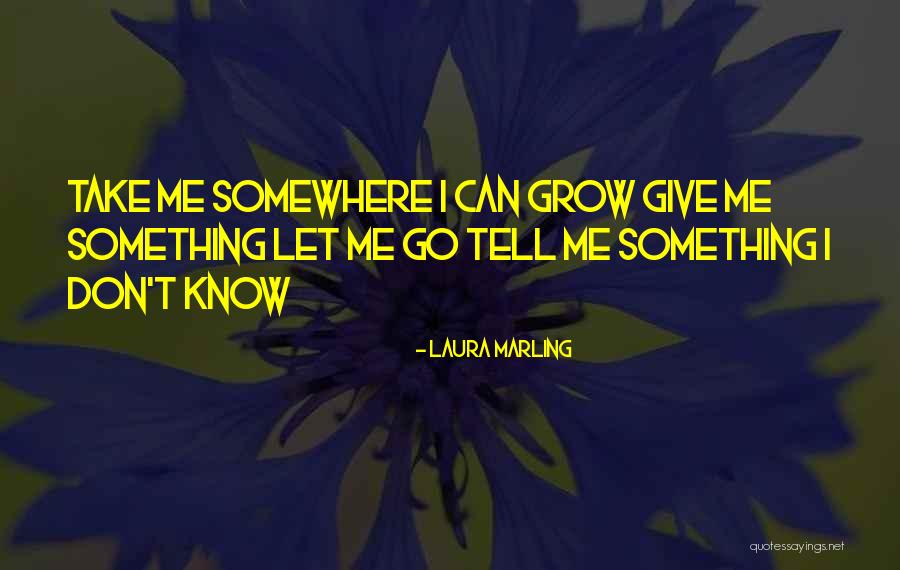 Let's Go Somewhere Quotes By Laura Marling