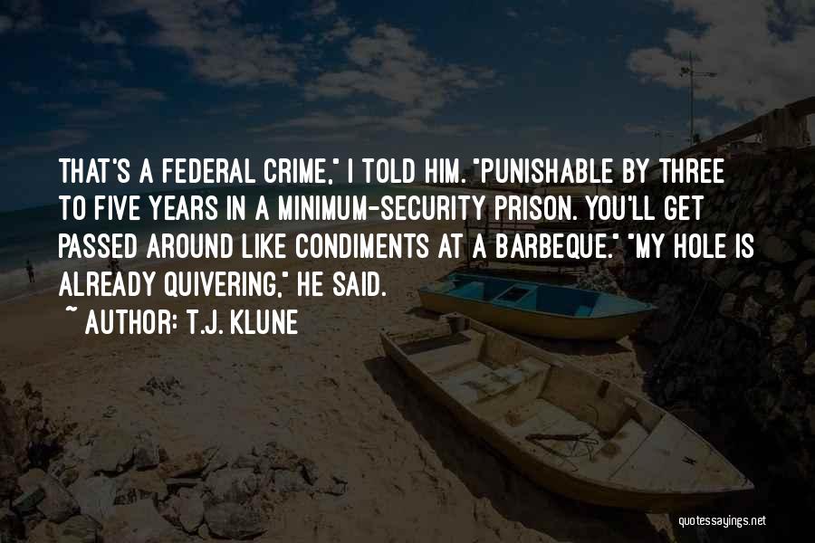 Let's Go To Prison Funny Quotes By T.J. Klune