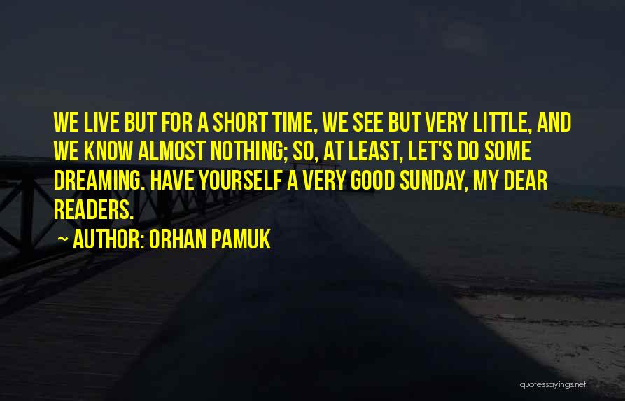 Let's Have A Good Time Quotes By Orhan Pamuk