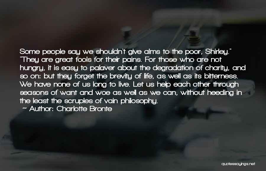 Let's Help Each Other Quotes By Charlotte Bronte