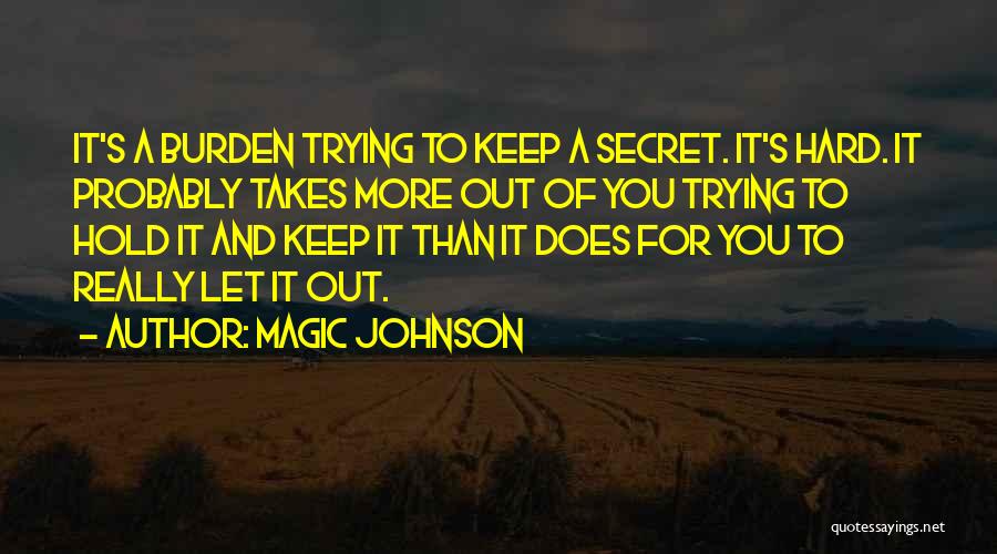 Let's Keep Trying Quotes By Magic Johnson
