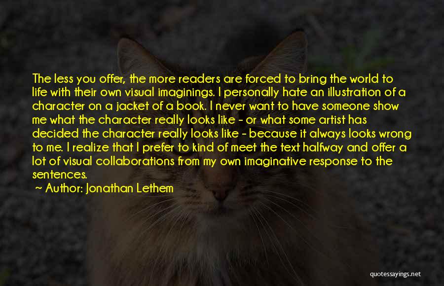 Let's Meet Halfway Quotes By Jonathan Lethem