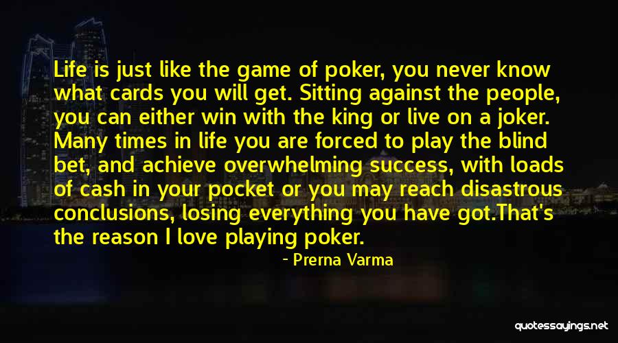 Let's Play A Love Game Quotes By Prerna Varma