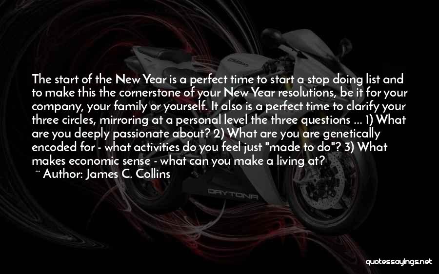Let's Start New Year Quotes By James C. Collins