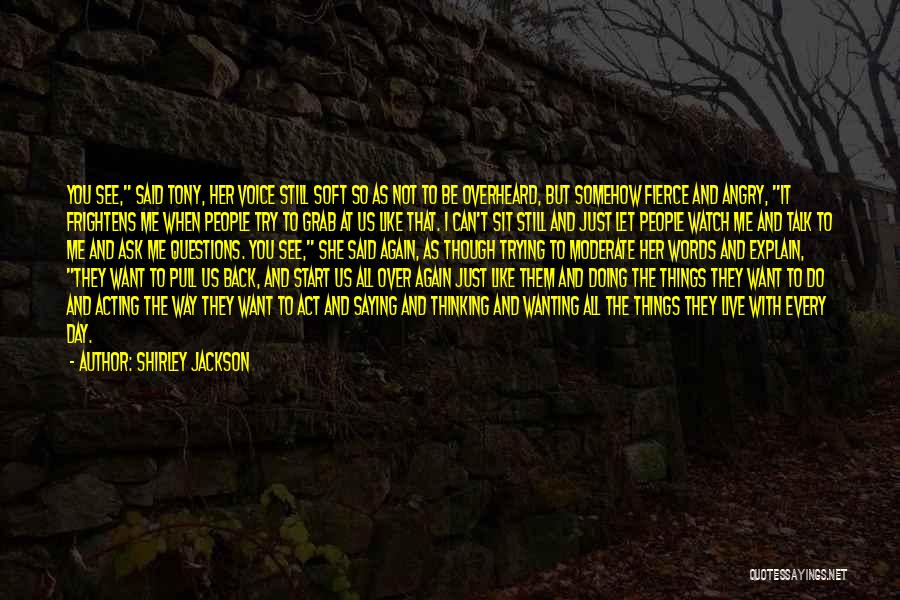 Let's Start Over Quotes By Shirley Jackson