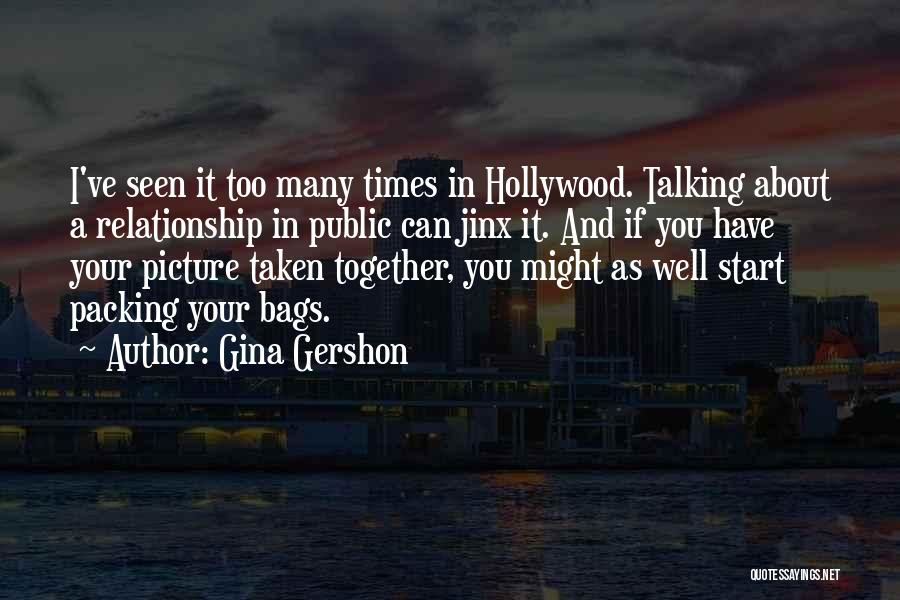 Let's Start Talking Quotes By Gina Gershon