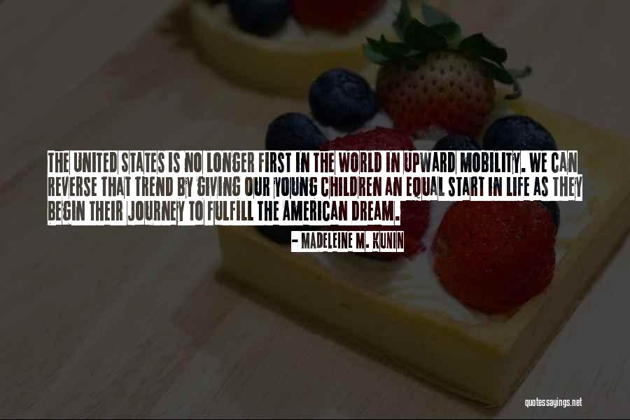Let's Start The Journey Quotes By Madeleine M. Kunin Let's Start The Journey Quotes By Madeleine M. Kunin