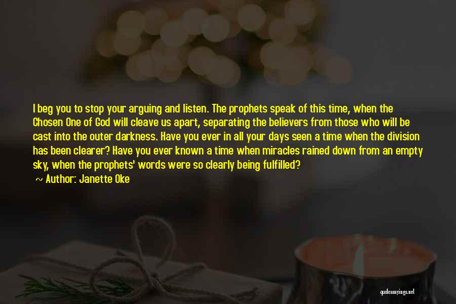 Let's Stop Arguing Quotes By Janette Oke
