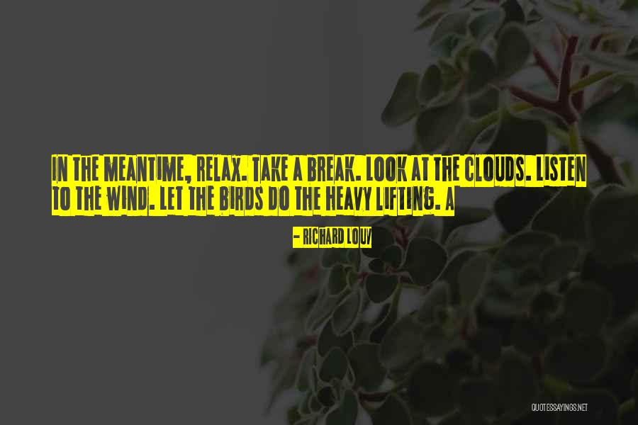 Let's Take A Break Quotes By Richard Louv Let's Take A Break Quotes By Richard Louv