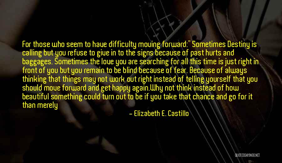 Let's Take A Chance Quotes By Elizabeth E. Castillo