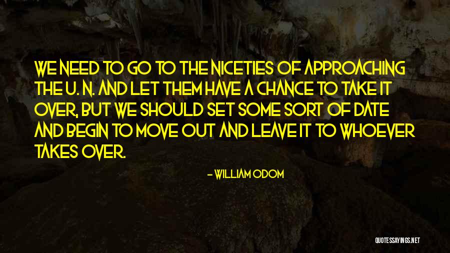 Let's Take A Chance Quotes By William Odom