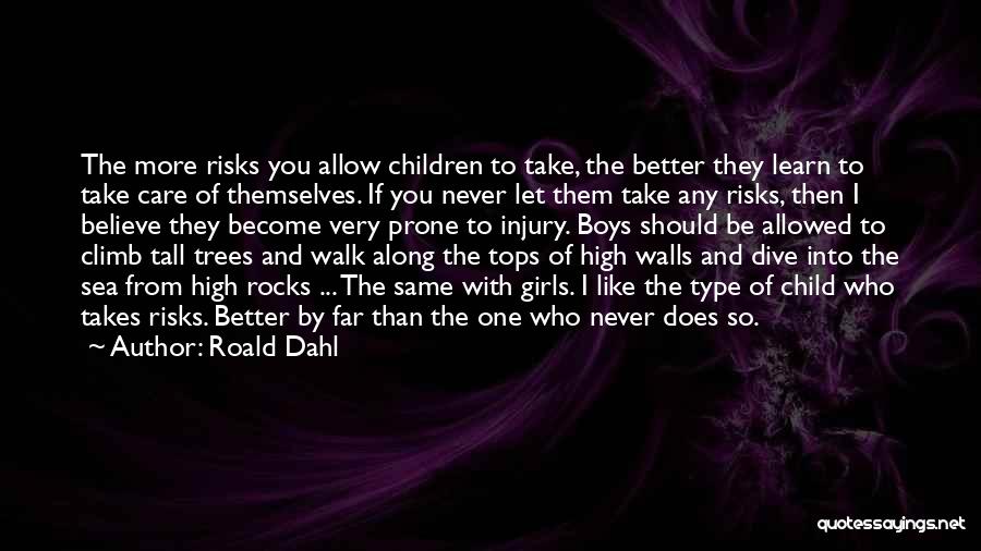 Let's Take The Risk Quotes By Roald Dahl