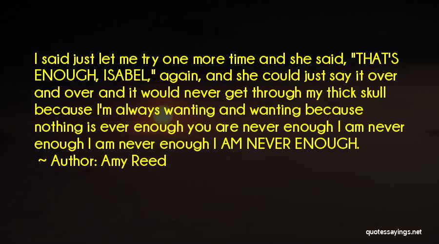 Let's Try Again Quotes By Amy Reed