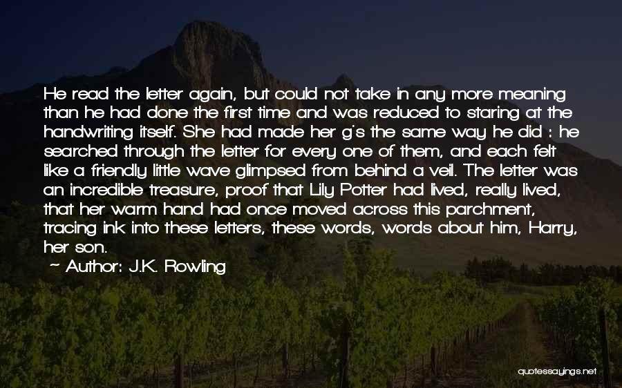 Letter G Quotes By J.K. Rowling