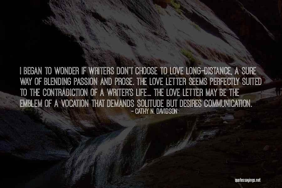 Letter J Love Quotes By Cathy N. Davidson