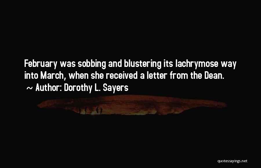 Letter L Quotes By Dorothy L. Sayers