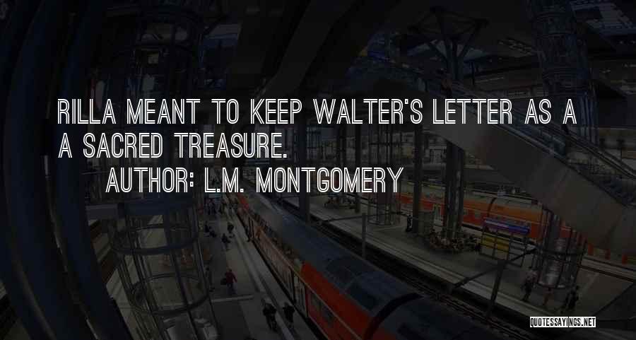 Letter L Quotes By L.M. Montgomery