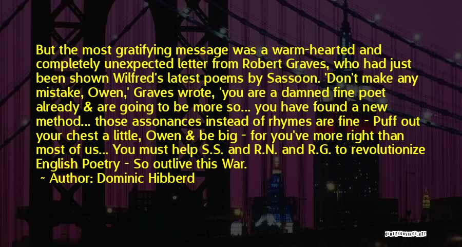 Letter N Quotes By Dominic Hibberd