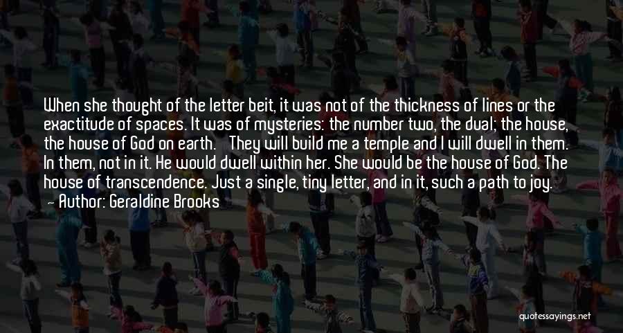 Letter To God Quotes By Geraldine Brooks