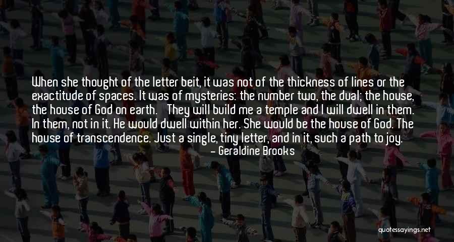 Letter To God Quotes By Geraldine Brooks