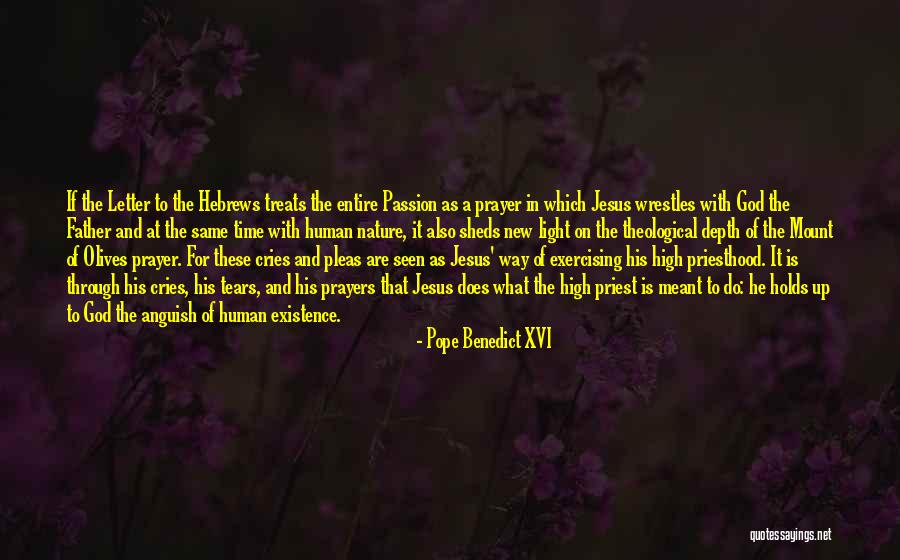 Letter To God Quotes By Pope Benedict XVI