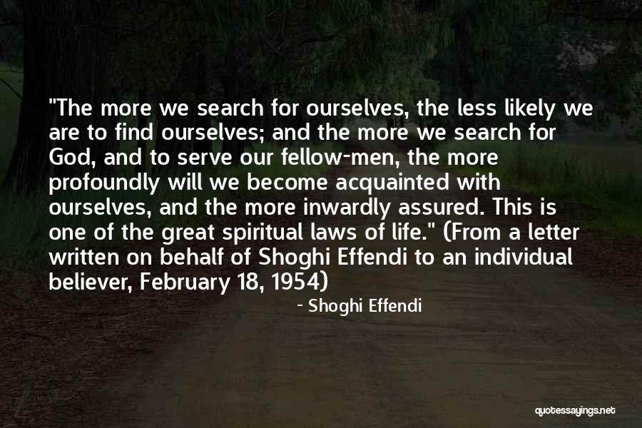 Letter To God Quotes By Shoghi Effendi