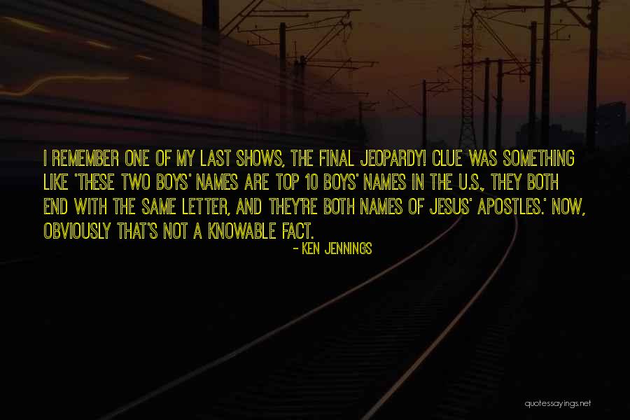 Letter U Quotes By Ken Jennings Letter U Quotes By Ken Jennings