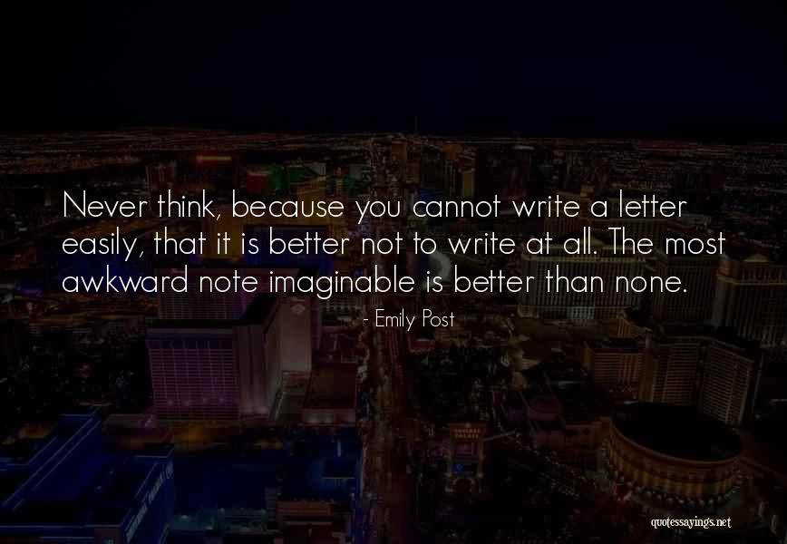 Letter Writing Quotes By Emily Post Letter Writing Quotes By Emily Post
